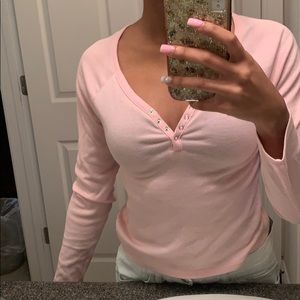 pink long sleeve